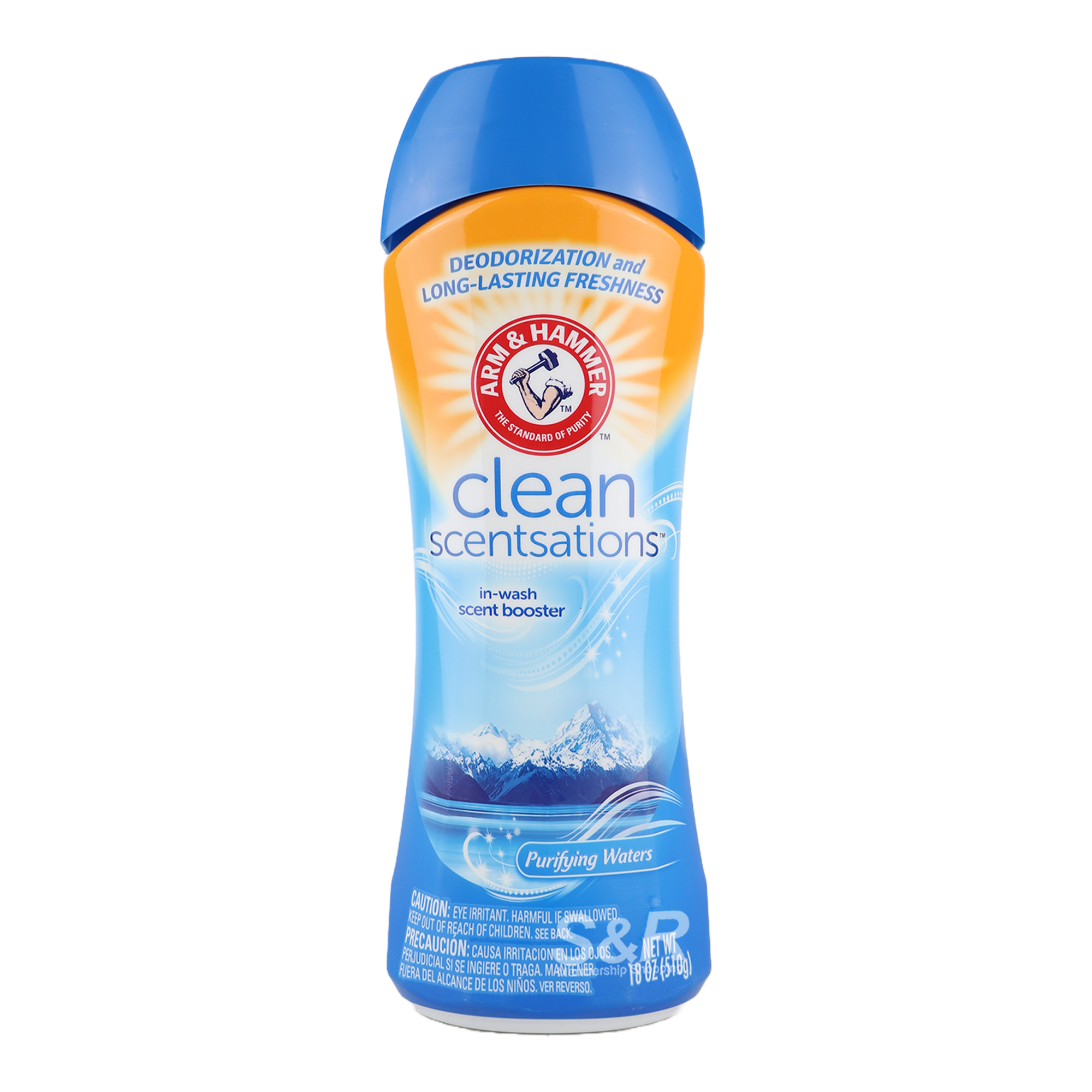 Arm & Hammer Clean Sensations InWash Scent Booster Purifying Waters 510g